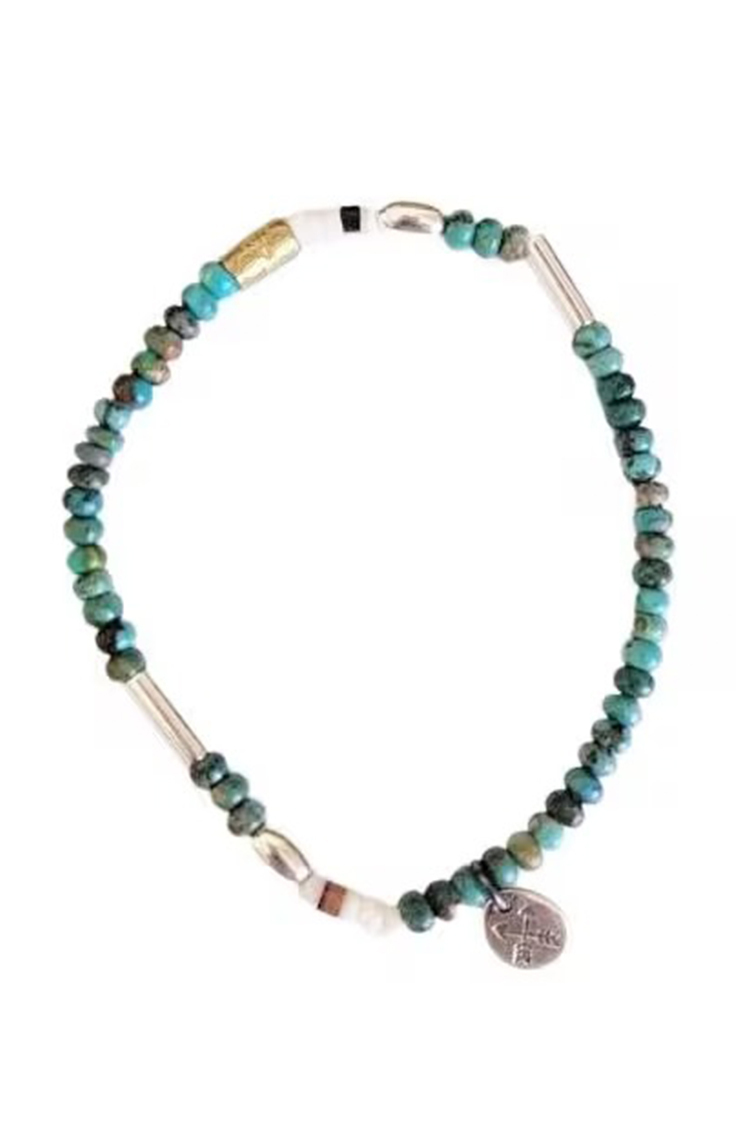 Atease - SILVER&TURQUOISE BZ BRACELET EASY [AB-SVTQ-EASY]