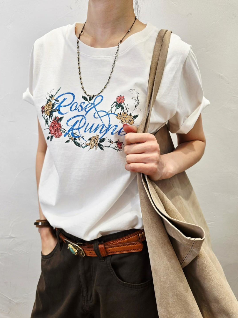 Rose Runner 文青花卉棉T