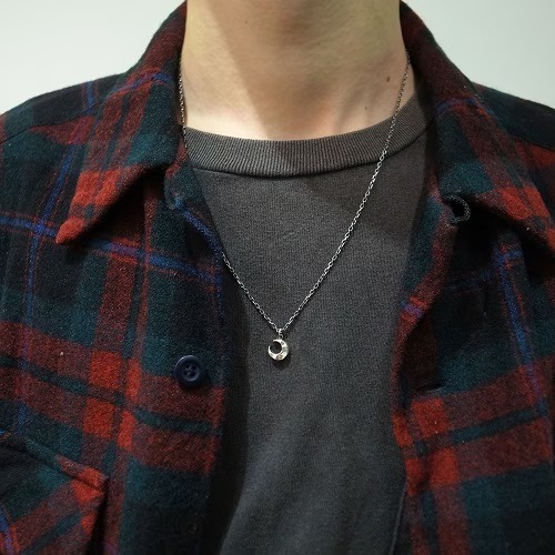 Atease - MOON PAIR NECKLACE [AN-13X-M]