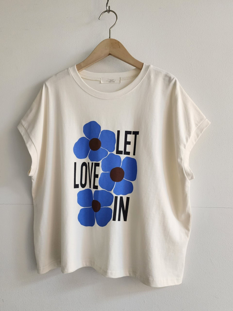 給妳好心情LET LOVE IN 休閒棉T