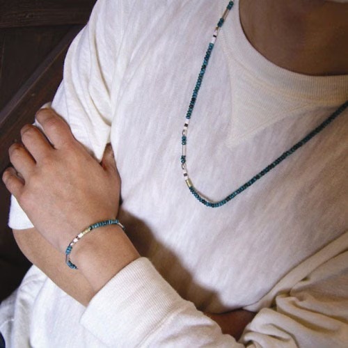 Atease - SILVER & TURQUOISE BZ BRACELET [AB-SVTQ]