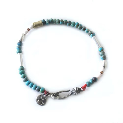 Atease - SILVER & TURQUOISE BZ BRACELET [AB-SVTQ]