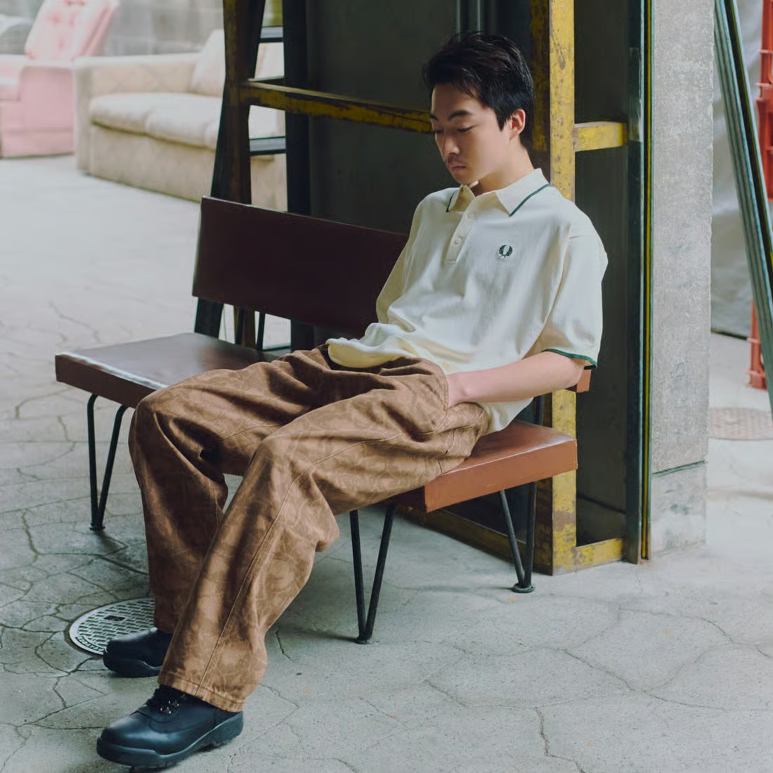 日本限定｜FRED PERRY 別注 Summer Knit Polo