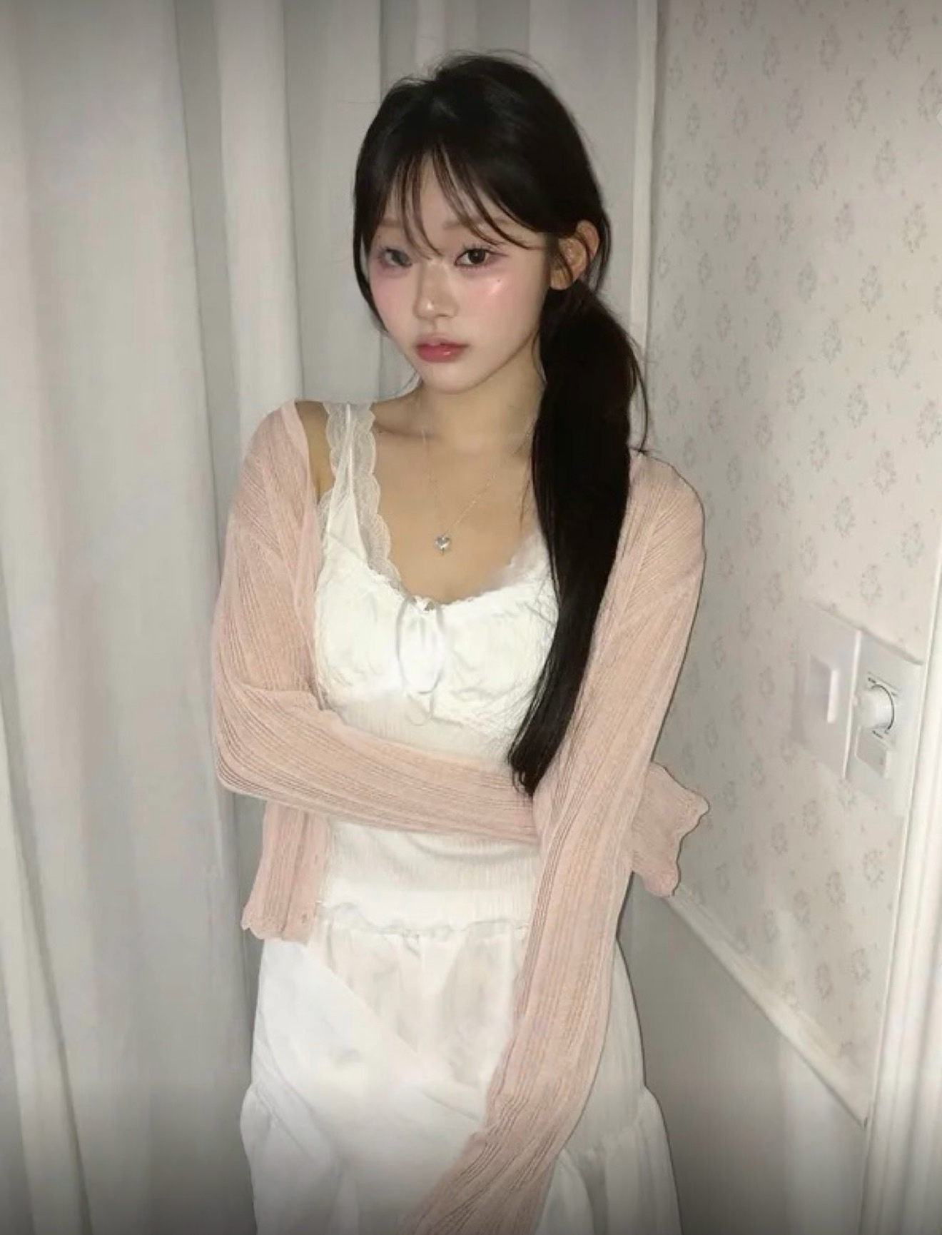 （6月韓國連線）JK0441｜韓妹人手一件！溫柔+療癒感透膚薄外套🫧⋆｡˚
