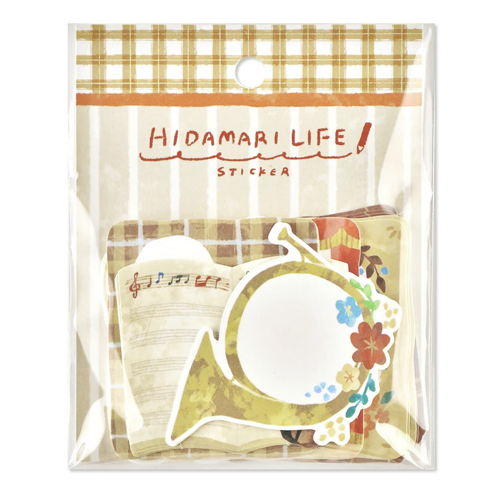 HIDAMARI LIFE 40枚貼紙包 可書寫memo貼紙｜日本Mind Wave