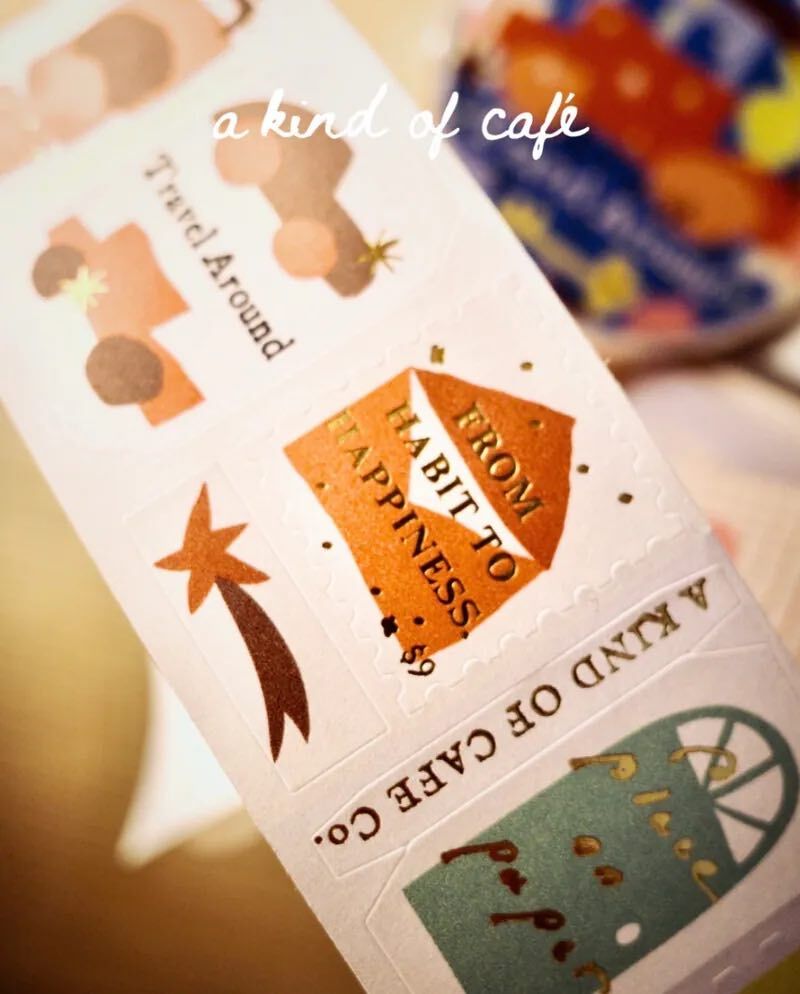 隨行小物 燙金標籤卷紙膠帶｜什物 A KIND OF CAFE