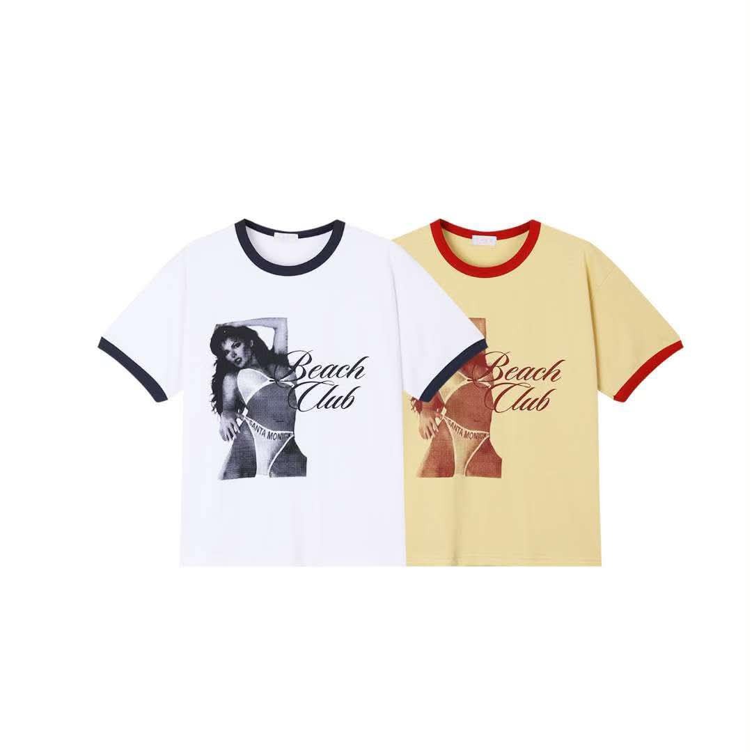 英文字圖案短袖Tee RAIZ-005T