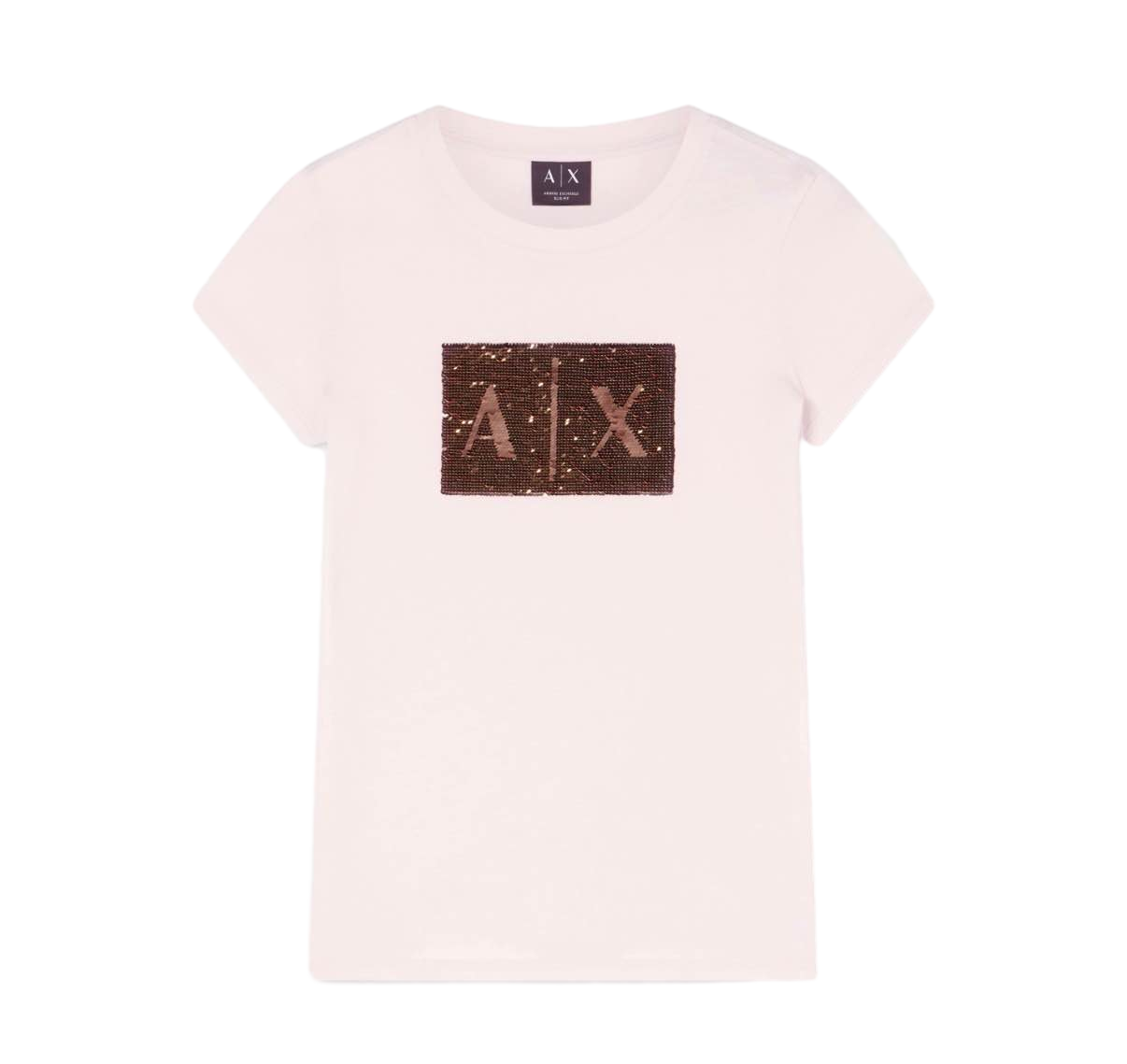 【Armani Exchange】T-Shirt  粉