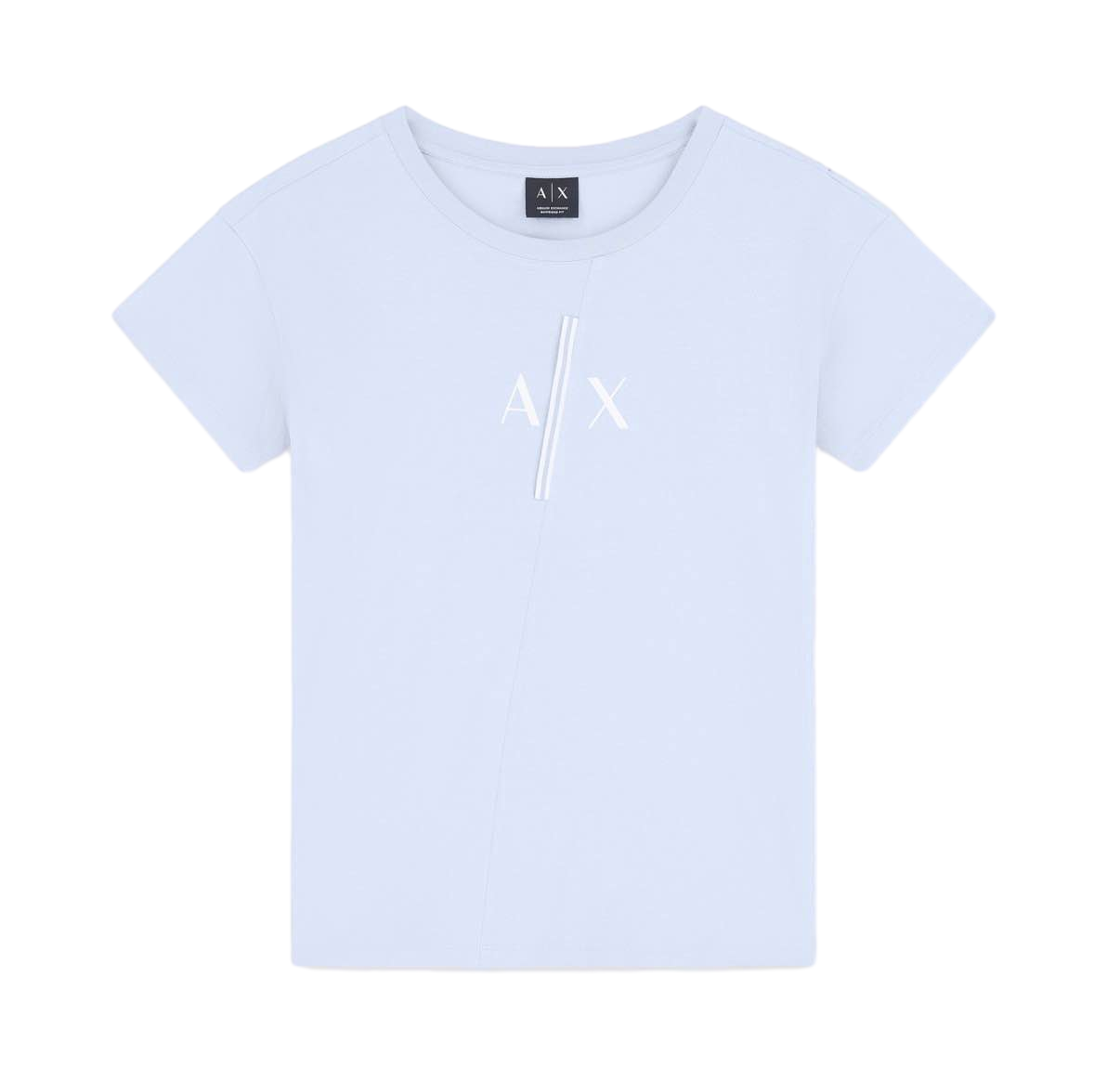 【Armani Exchange】T-Shirt boyfriend fit  藍