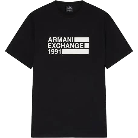 【Armani Exchange】T-Shirt  黑