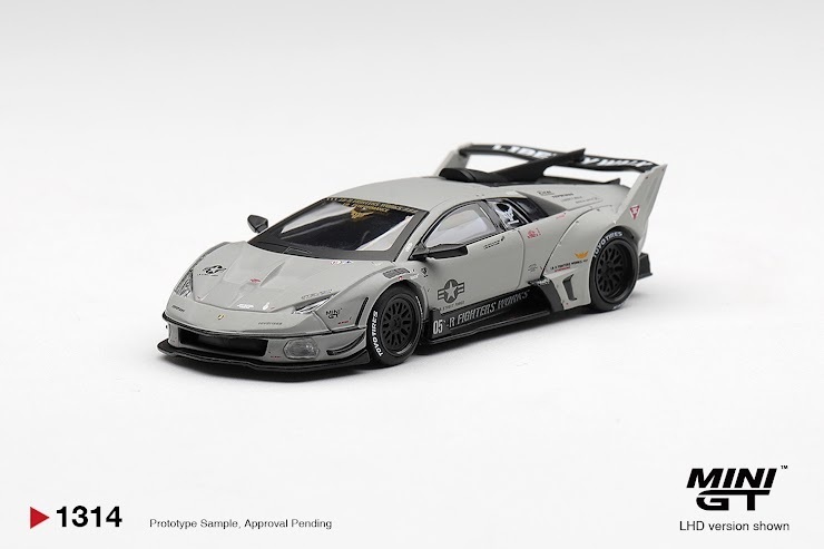 PO-$89 * MINI GT * 1:64 1314 Lamborghini LB-Silhouette WORKS MURCIELAGO GT Evo Fighter