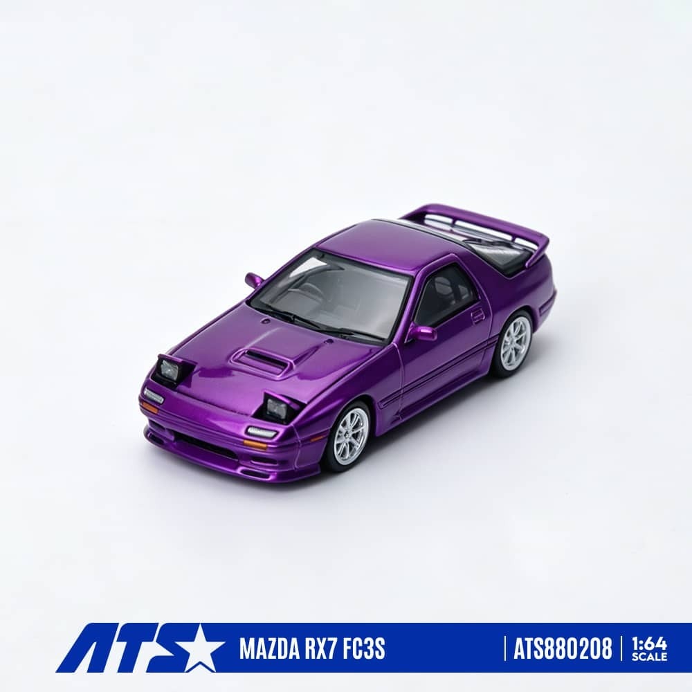 PO-$160 * ATS * 1:64 MAZDA RX-7 FC3S METALLIC PURPLE