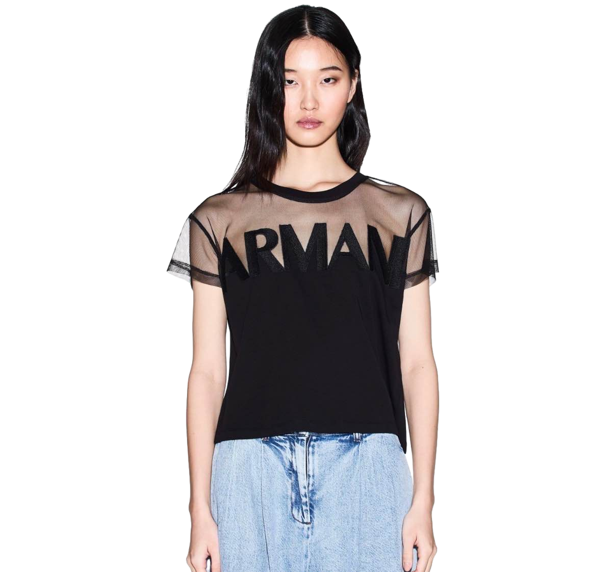 【Armani Exchange】T-Shirt  黑
