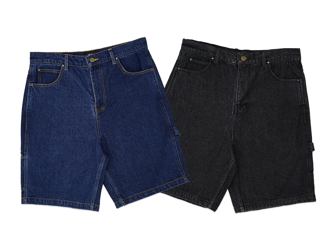 Stussy 刺繡Logo 牛仔短褲