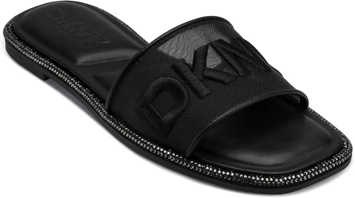 【預購】H061710 DKNY 女裝網面拖鞋 (黑色)