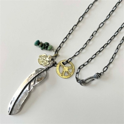Atease - XL FEATHER SET NECKLACE [AN-FZ-XL-4SET]