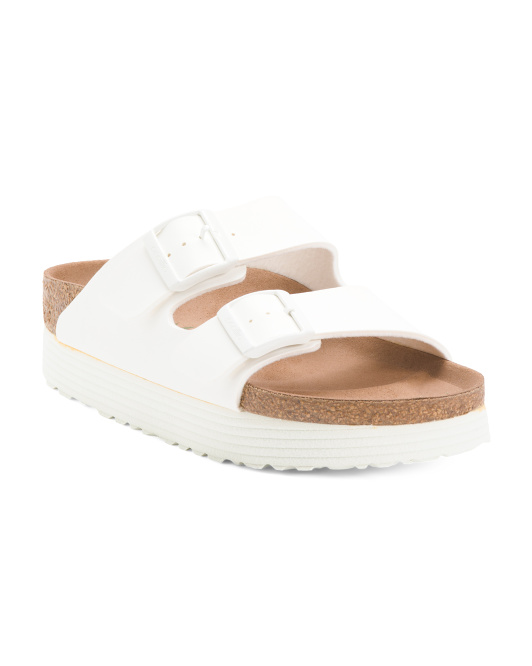 【預購】BIRKENSTOCK  H061723  Arizona  女裝雙帶厚底涼鞋 (奶白色)