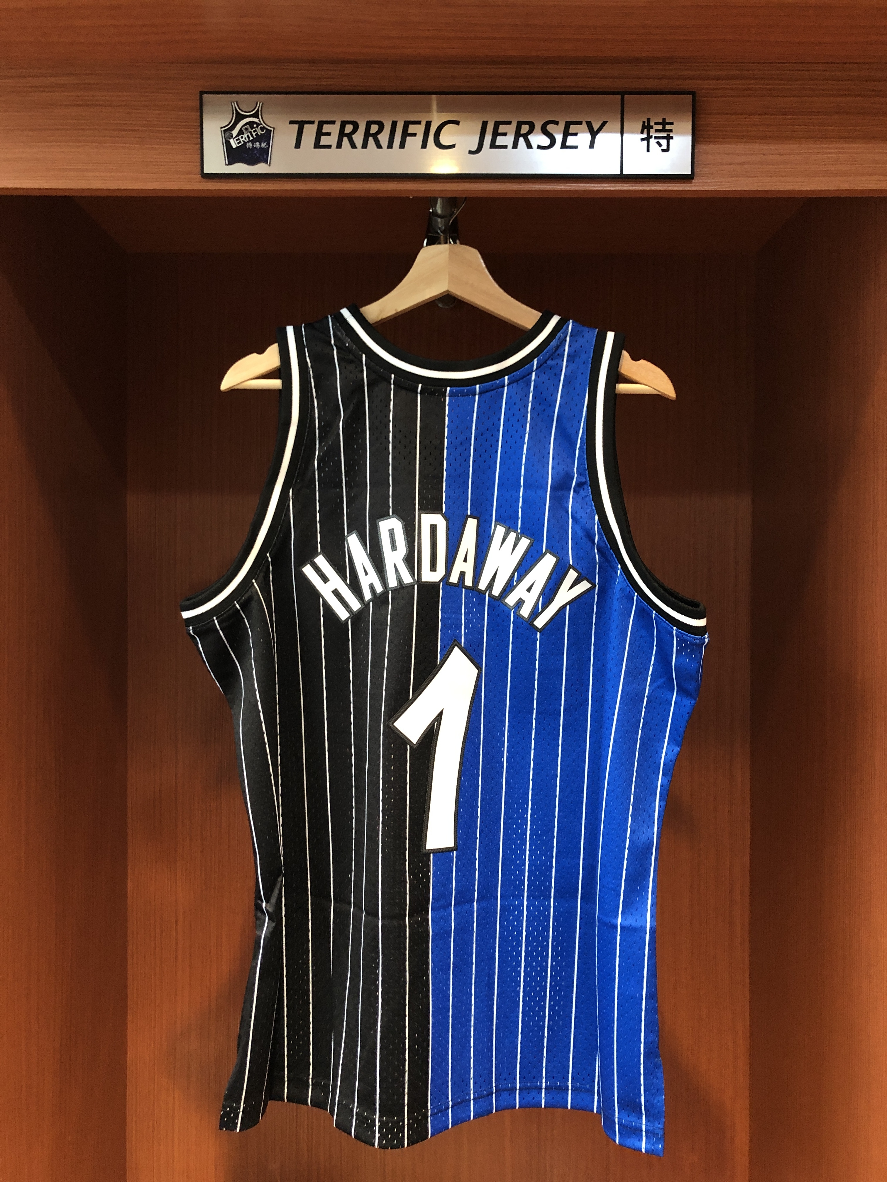 NBA球衣 Penny Hardaway 奧蘭多魔術 雙色黑藍 94-95 M&N Swingman G2 球迷版 熱轉印 全新