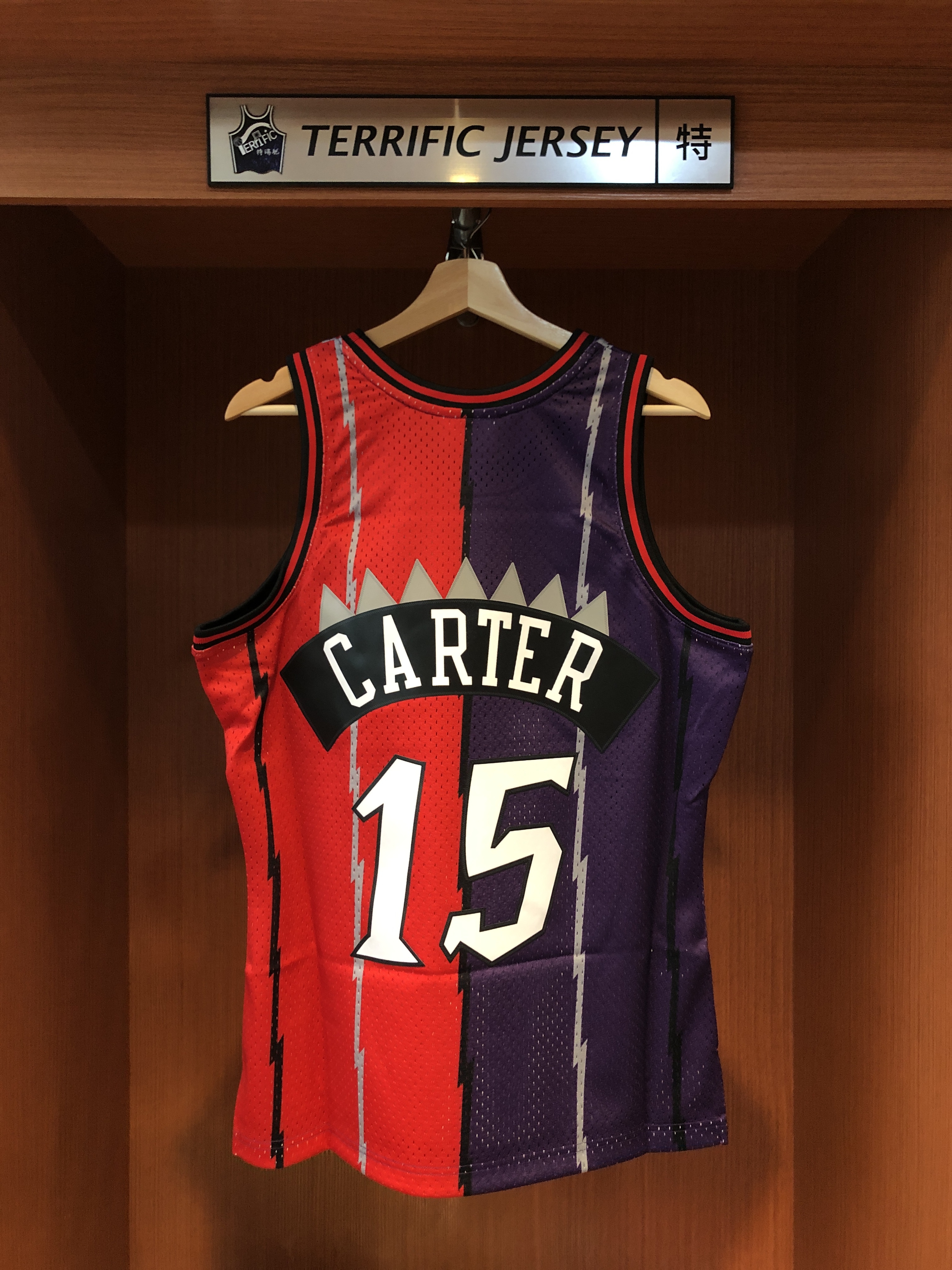 NBA球衣 Vince Carter 多倫多暴龍 雙色紫紅 98-99 M&N Swingman G2 球迷版 熱轉印 全新