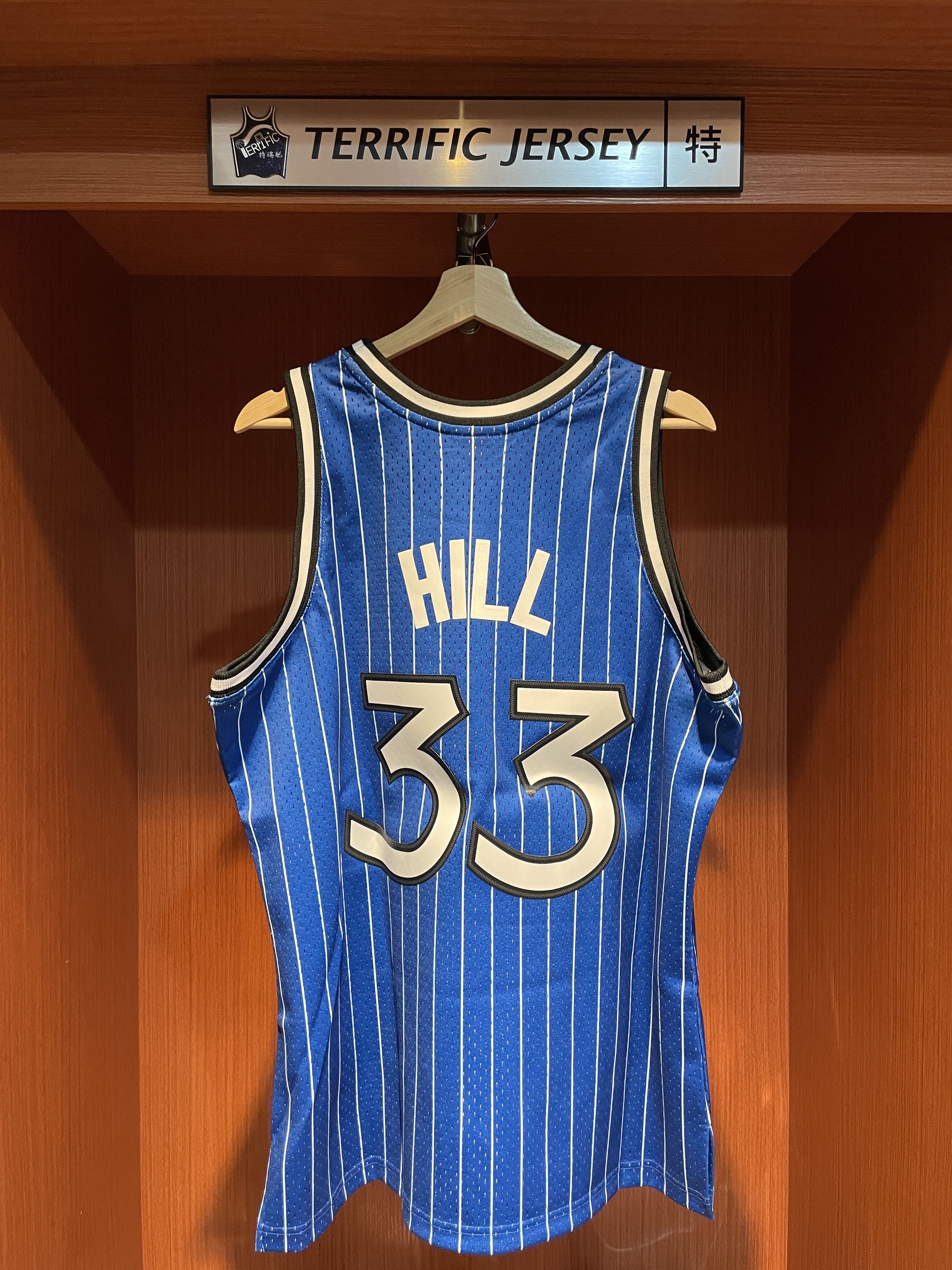 NBA球衣 Grant Hill 奧蘭多魔術 藍條紋 M&N Swingman G2 球迷版 熱轉印 全新
