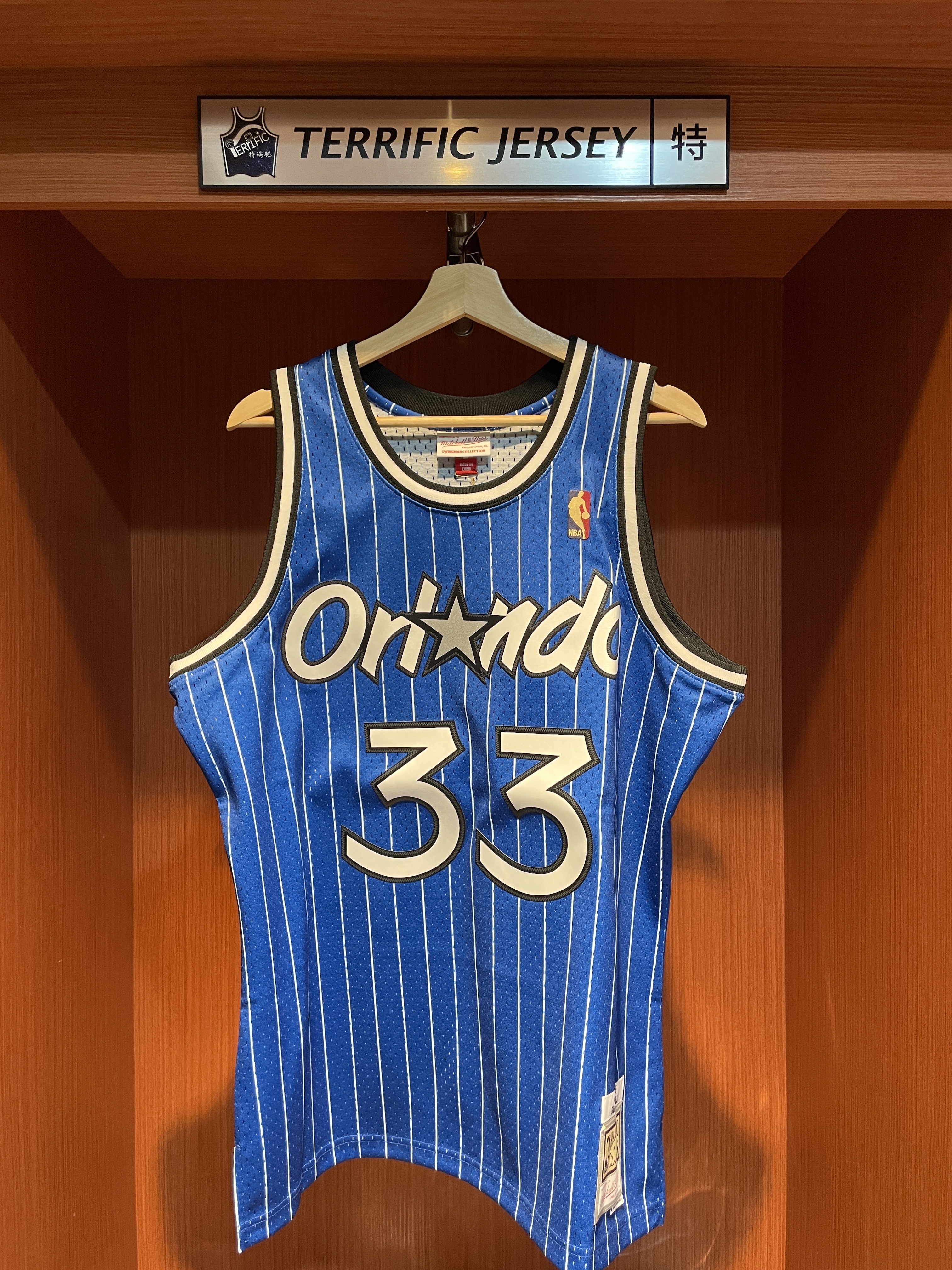 NBA球衣 Grant Hill 奧蘭多魔術 藍條紋 M&N Swingman G2 球迷版 熱轉印 全新