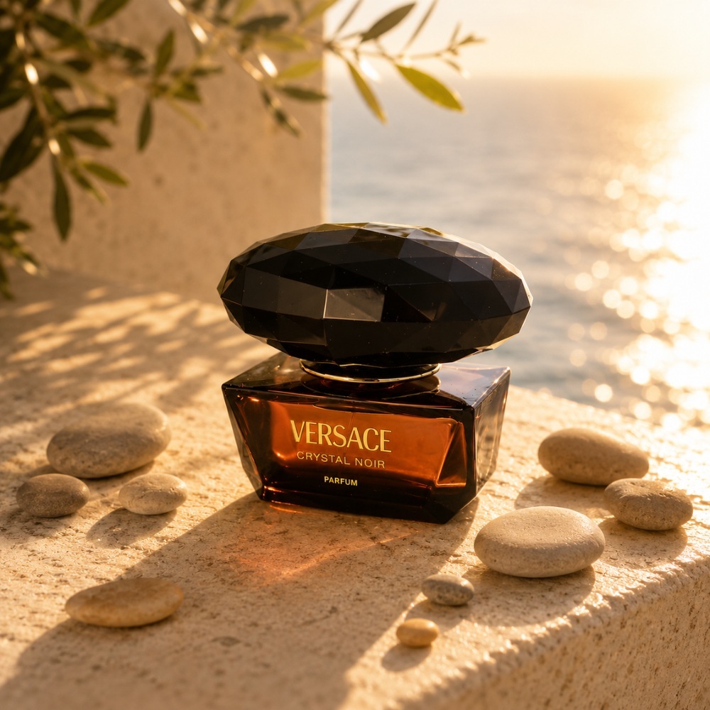 [內容物全新,外盒盒損] Versace Crystal Noir 星夜水晶香精 PARFUM 50ml