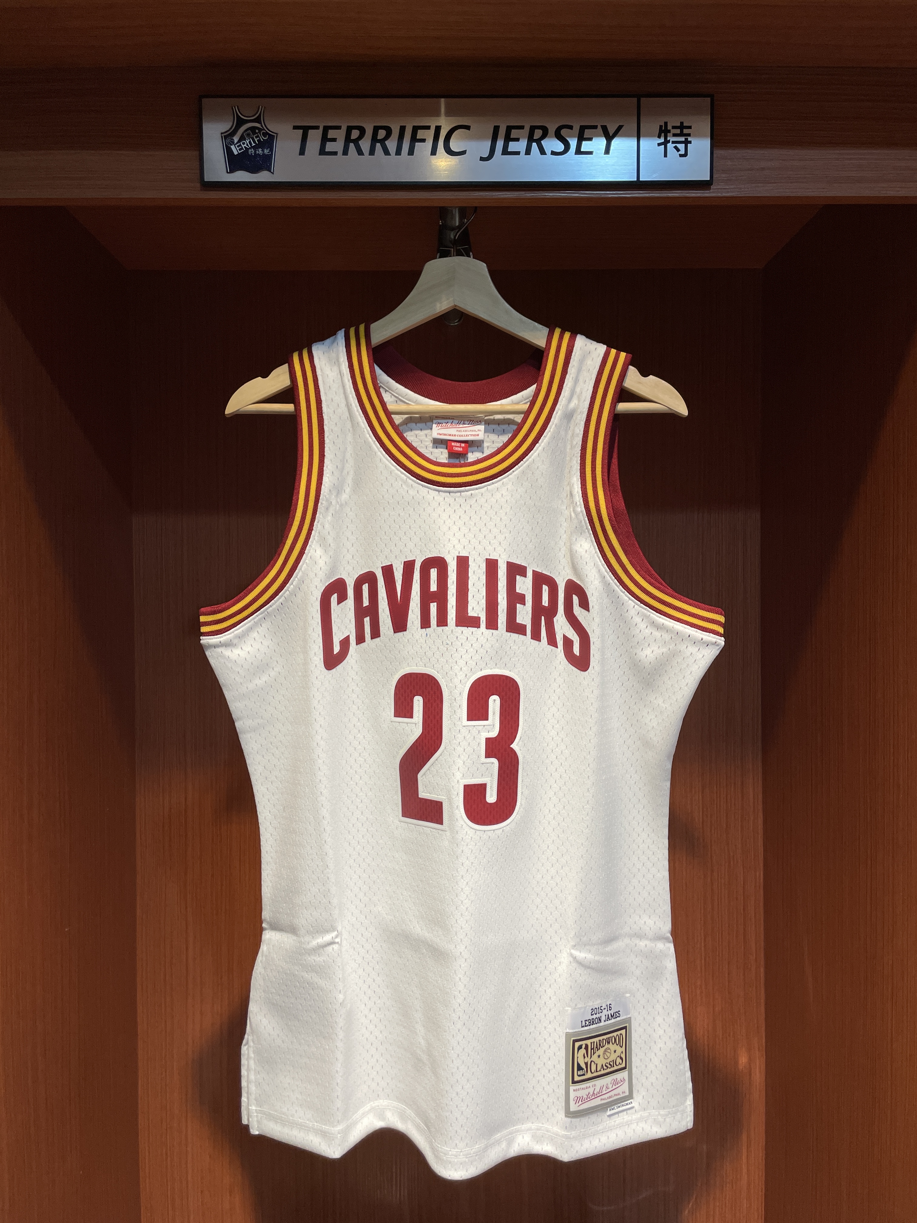 NBA球衣 Lebron James 克里夫蘭騎士白 15-16 M&N Swingman G2 球迷版 熱轉印 全新