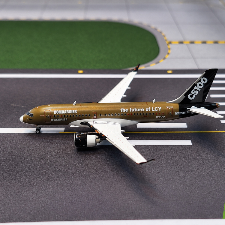 JC wings 1/400 龐巴迪 CS100 C-GWYD LCY的未來