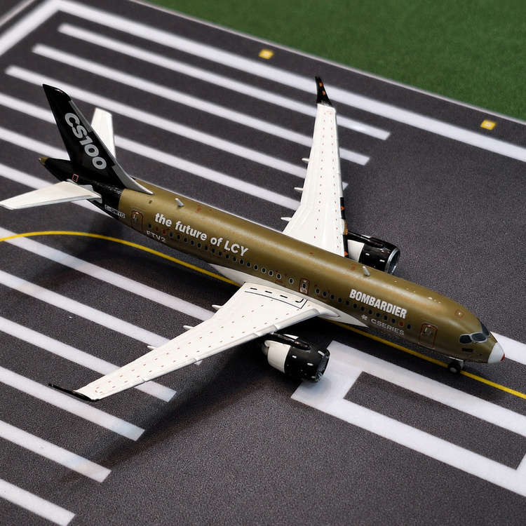 JC wings 1/400 龐巴迪 CS100 C-GWYD LCY的未來