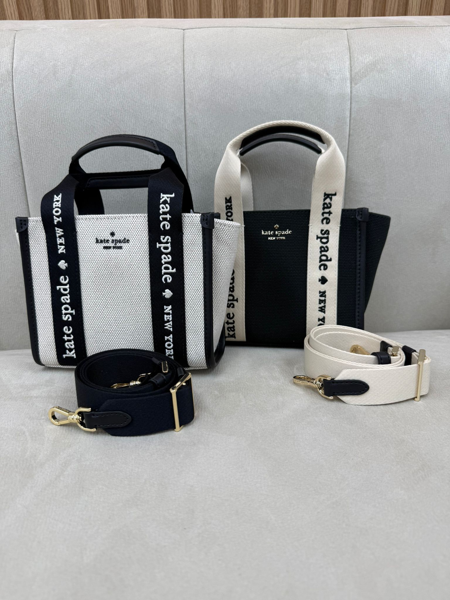LYS01934 Kate spade新款兩用帆布mini tote bag