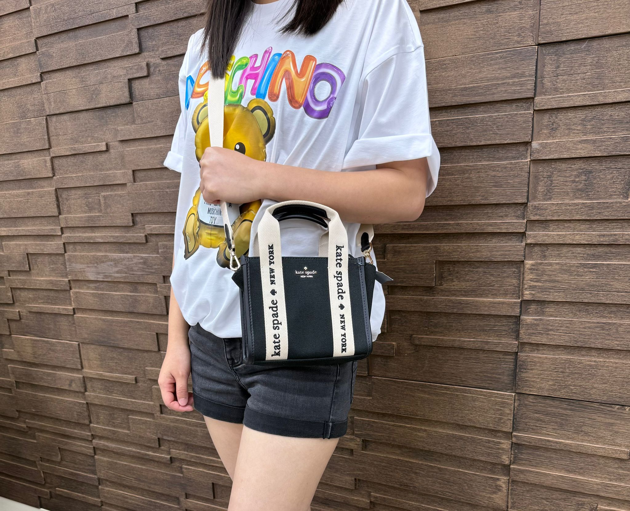 LYS01934 Kate spade新款兩用帆布mini tote bag
