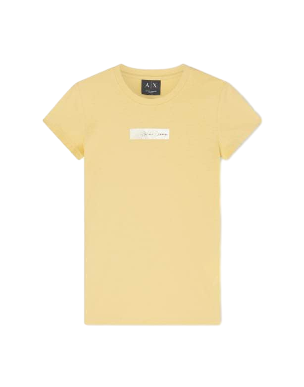【Armani Exchange】T-Shirt  黃