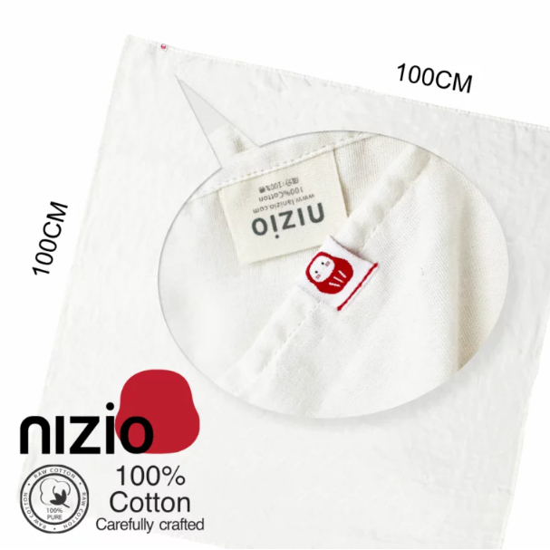 【樂森藥局】Nizio 福麻吉方巾兩件組 30*30cm