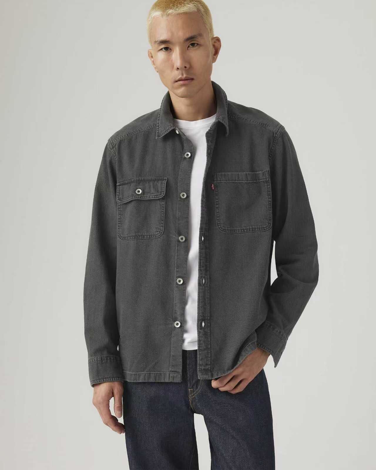 【預購】 H061746 LEVI’S Truckee 男裝工裝襯衫外套  (炭灰色)