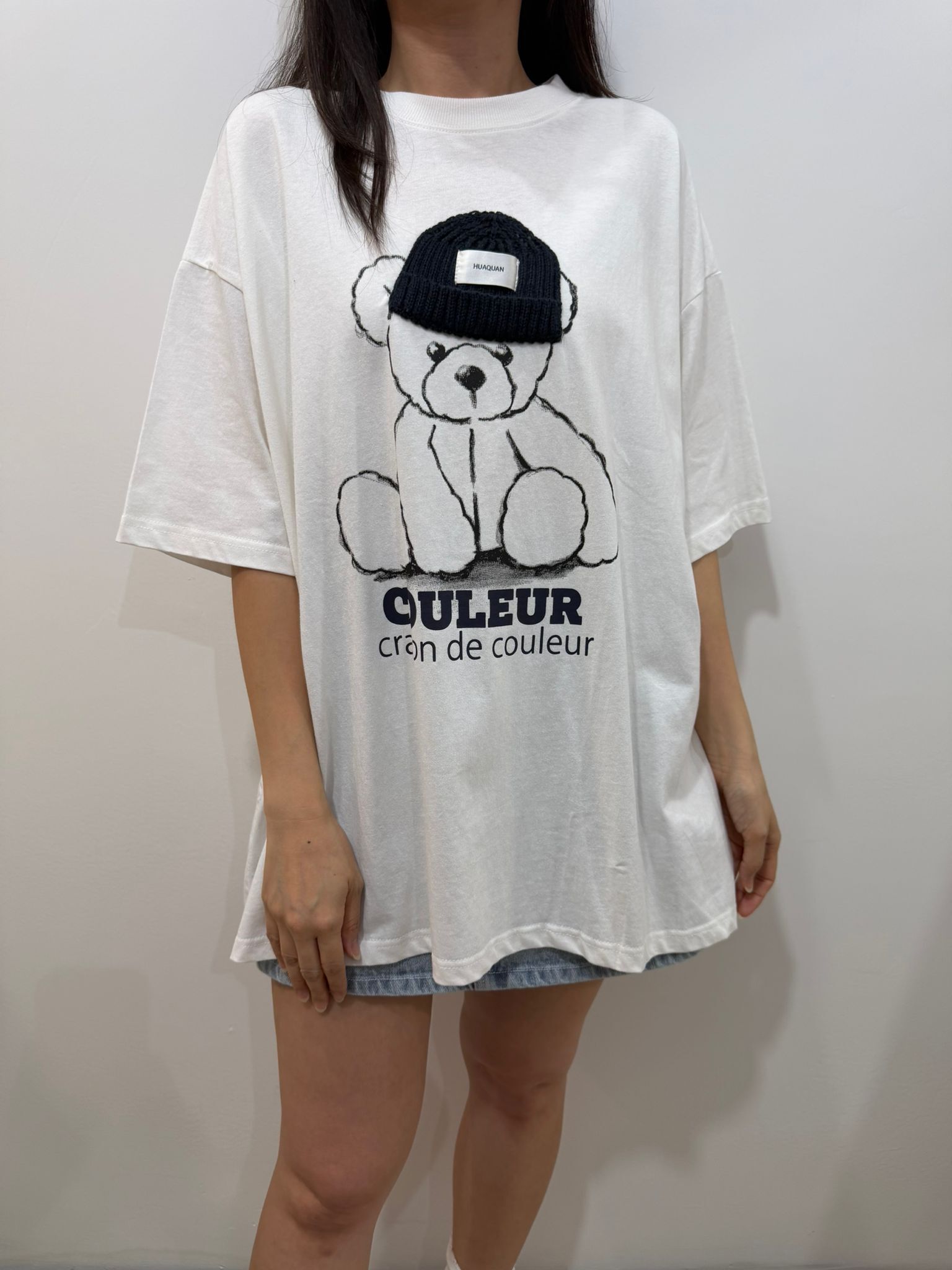 Odo 帶帽熊 top