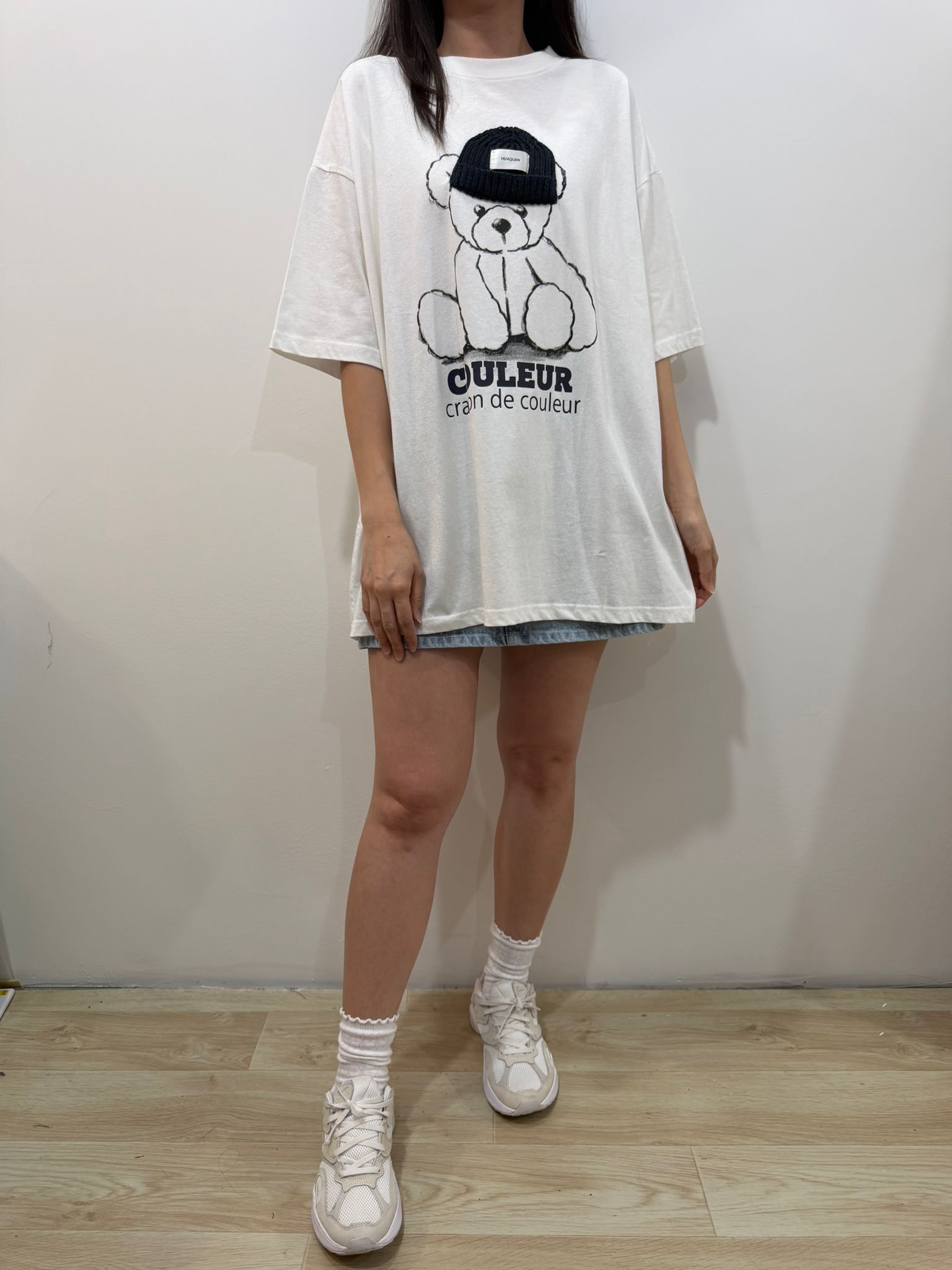 Odo 帶帽熊 top
