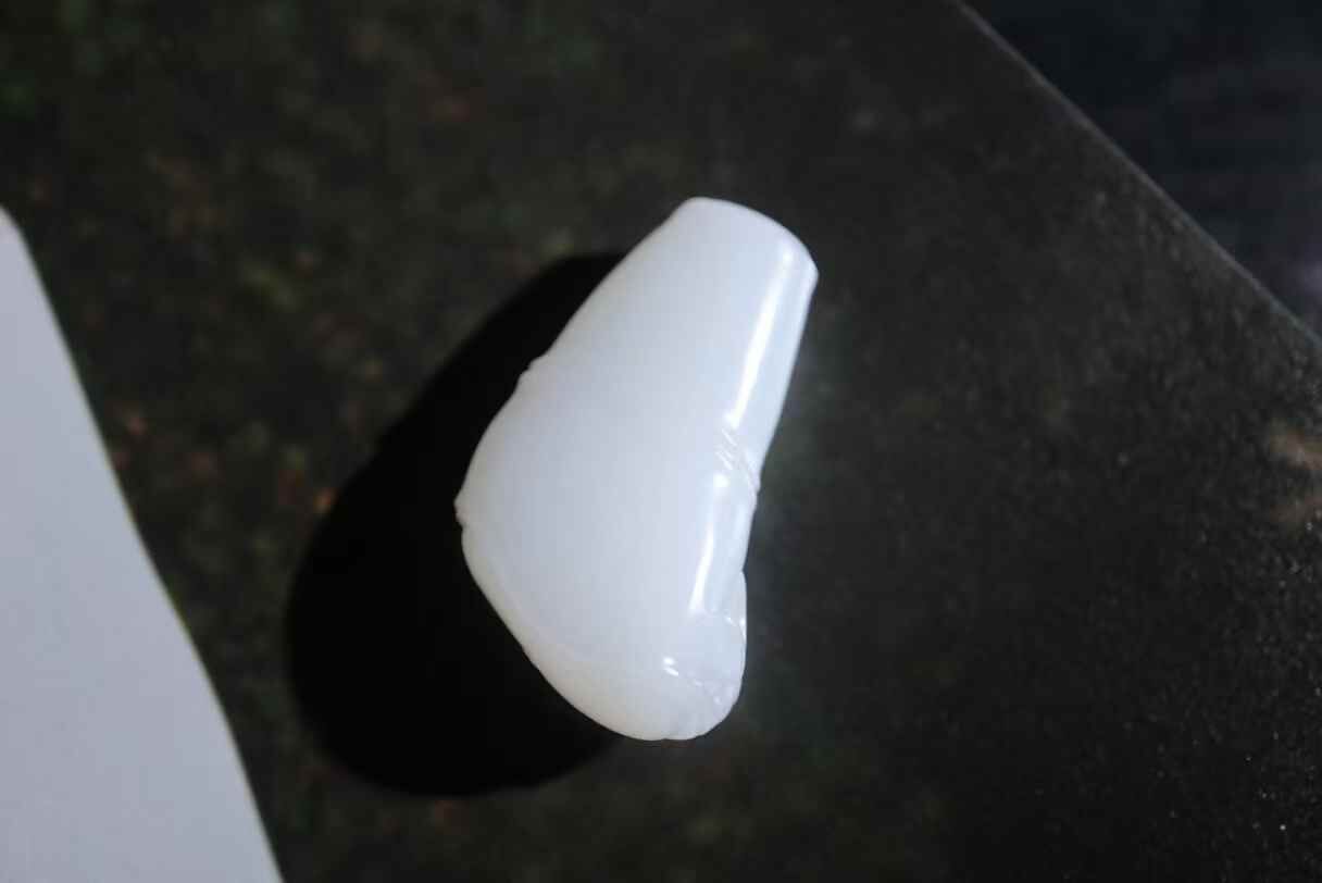 65715 和田玉羊脂白玉竹節