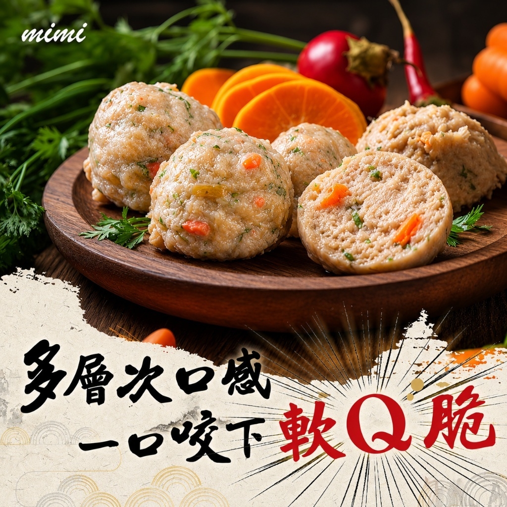 (團購) 手打蔬菜魚摃丸(07/14到貨)