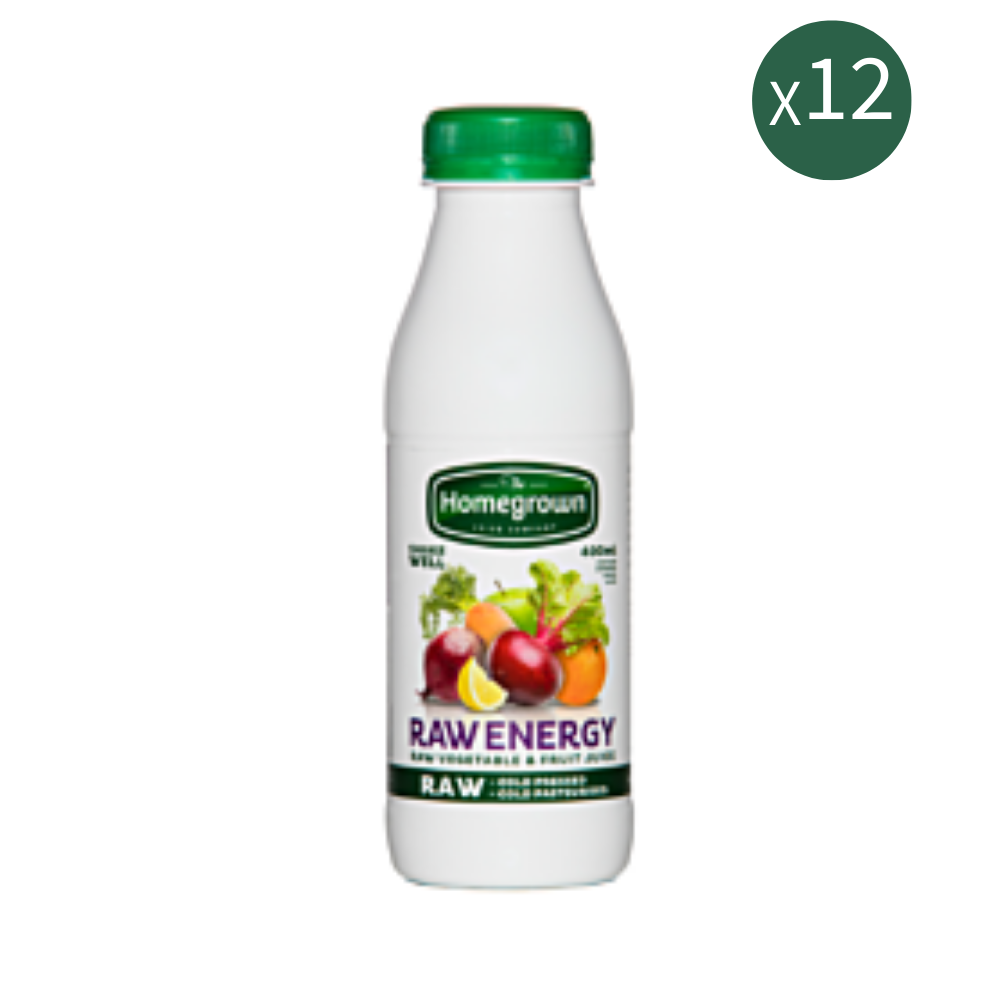 Homegrown Cold Pressed Veg & Fruit juice (400ml X 12)