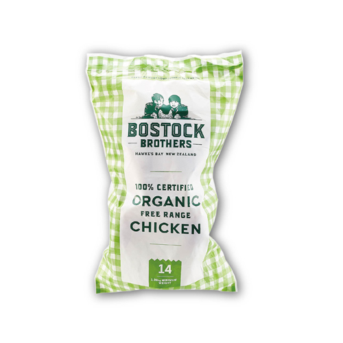 Bostock Brothers New Zealand Organic Whole Chicken (1.3Kg)