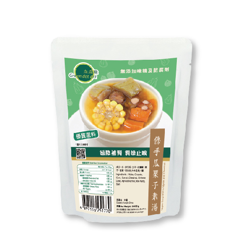 點點綠 佛手瓜栗子素湯 (350克)