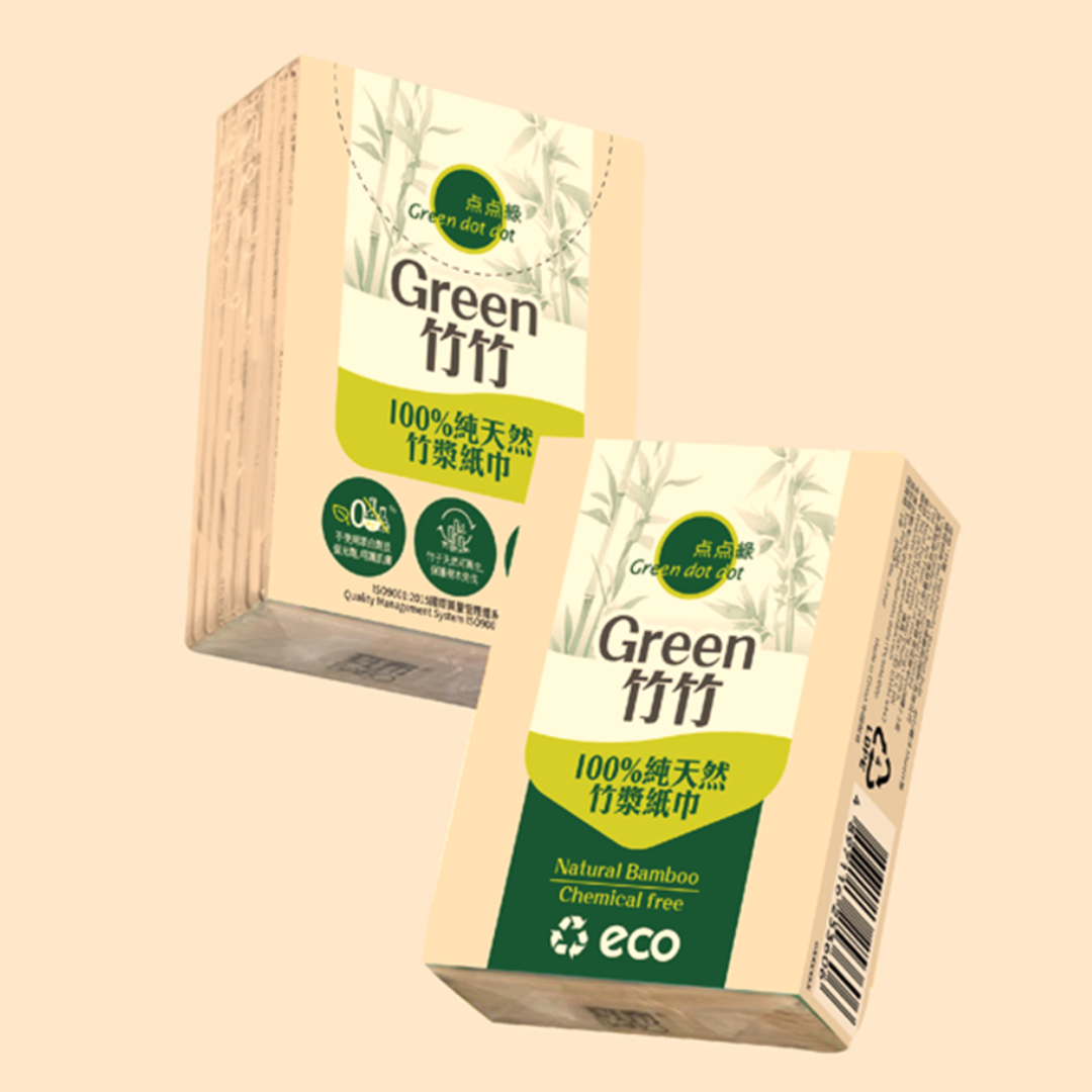 Greendotdot Bamboo Pulp Facial Tissue (8pcs/pack)