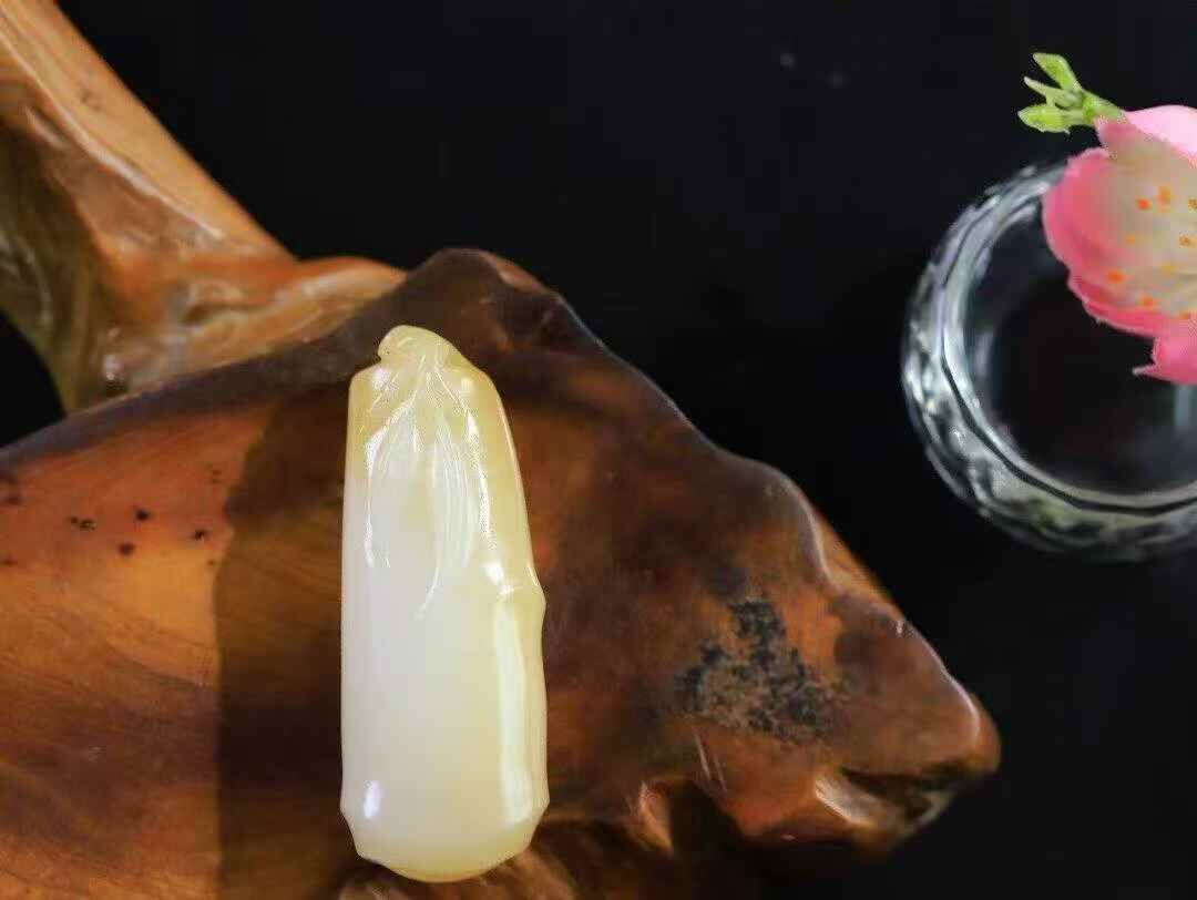 和田玉節節高升,天然和田玉軟玉