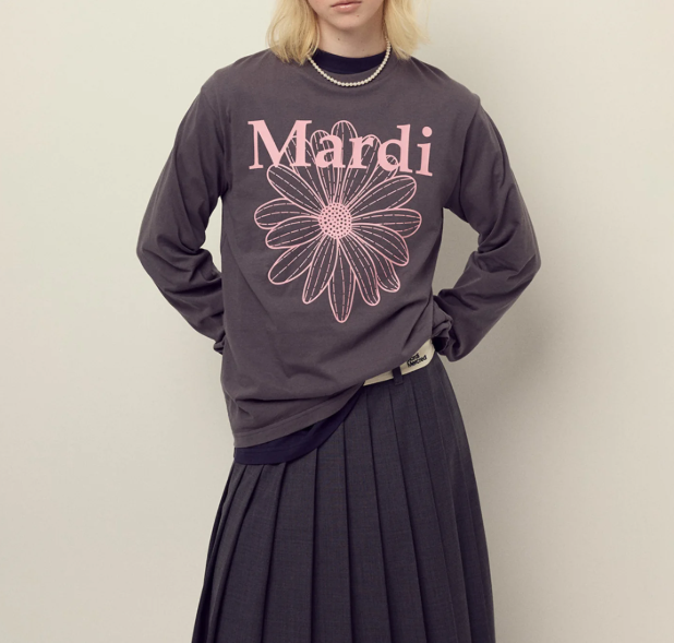 LYS01936 Mardi Mercredi Flower 圓領衛衣
