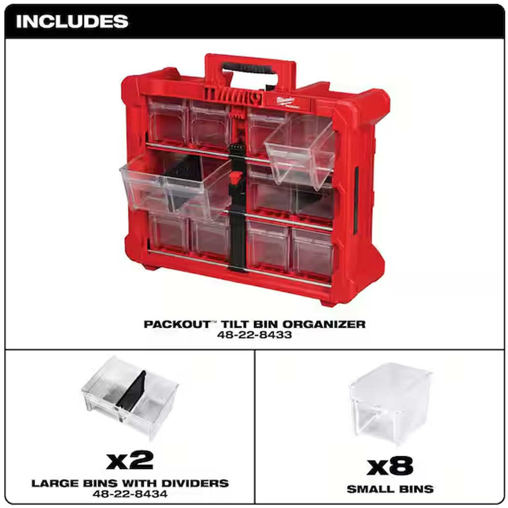 ＊中崙五金【附發票】美沃奇 配套工具箱系列 配套抽屜式收納箱 48-22-8433 工具箱 含2個大型及8個小型抽屜