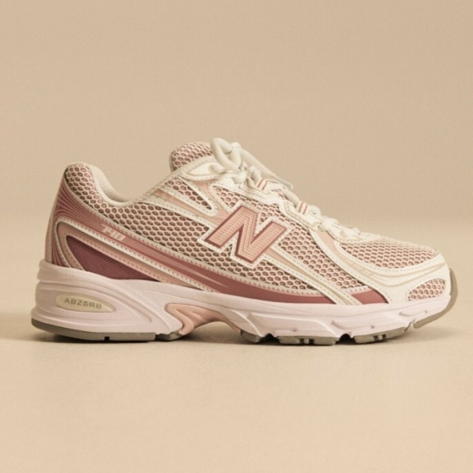 NEW BALANCE 慢跑鞋 NB 740 白粉紅 復古鞋 女 U74078Z