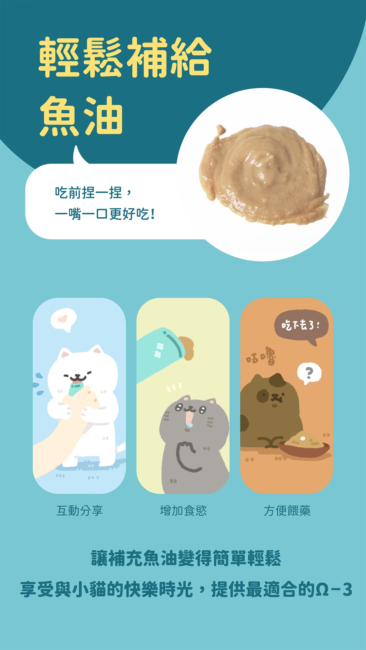 貓有話說 魚油 主食肉泥