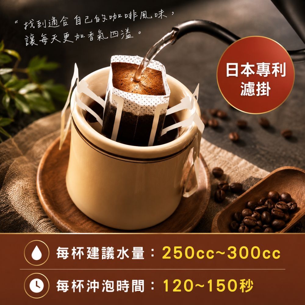 名稱 西雅圖極品嚴焙大濾掛咖啡50入｜深焙咖啡 濾掛咖啡 掛耳咖啡 阿拉比卡咖啡 黑咖啡 咖啡包【輕鬆購五金百貨】