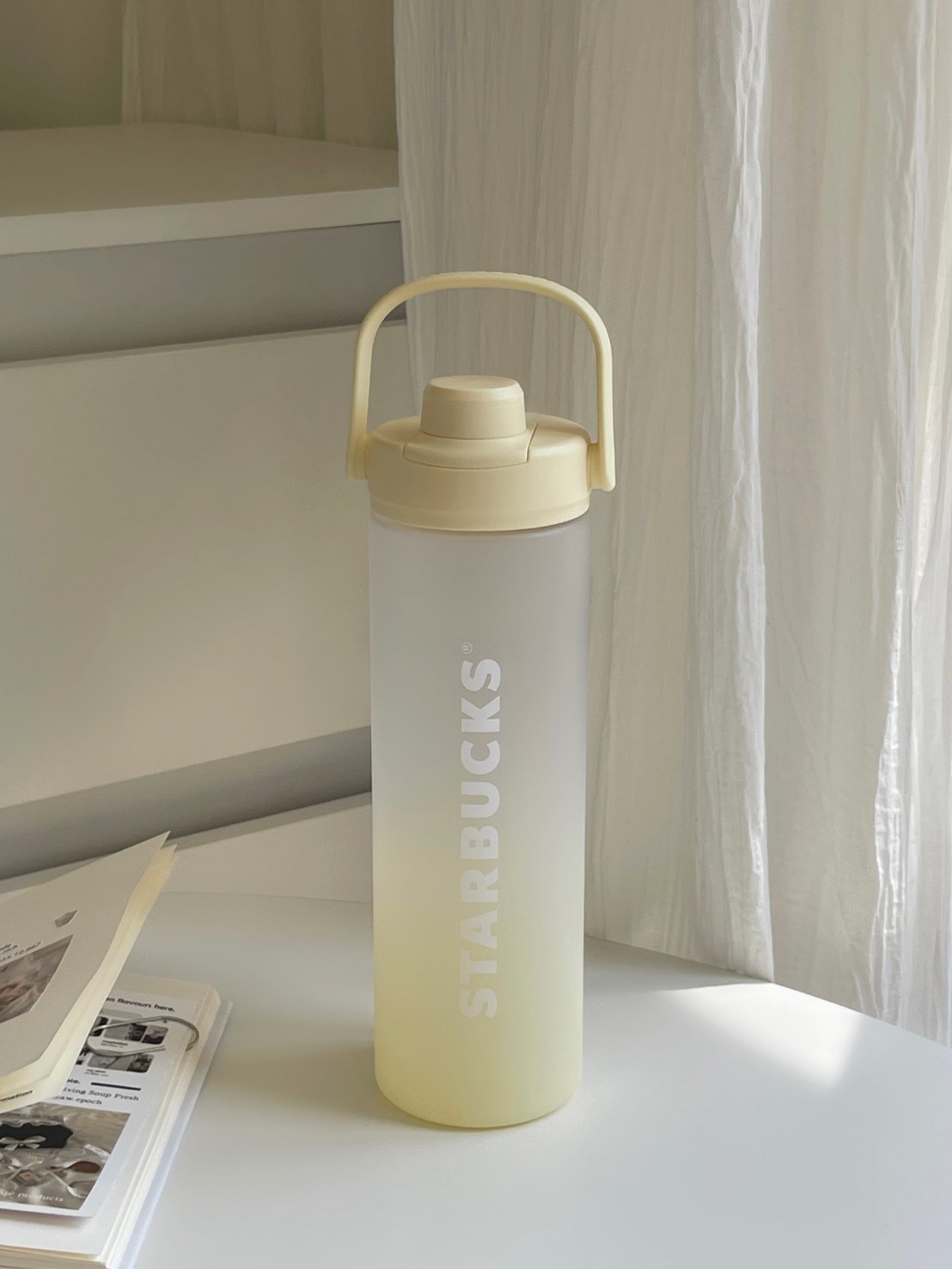 STARBUCKS 星巴克 心情氣象局系列 隨行杯 配杯套雨傘 組合 690ML