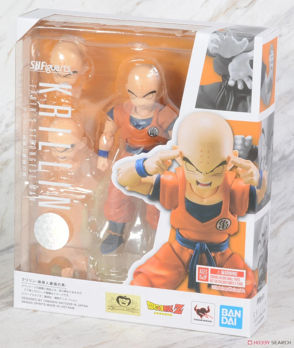 特價 全新 萬代 SHF 克林 地球最強男人 七龍珠 可動完成品